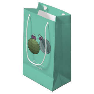 Sacola Para Presentes Pequena Decorações Caprichosas de Árvore de Natal