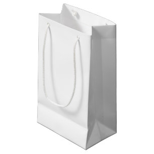 Sacola Para Presentes Pequena Desenhe Seu Sonho - Branco Clássico