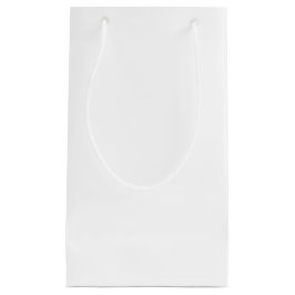 Sacola Para Presentes Pequena Desenhe Seu Sonho - Branco Clássico