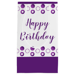 Sacola Para Presentes Pequena Desenho de bolinhas para ocasiões especiais