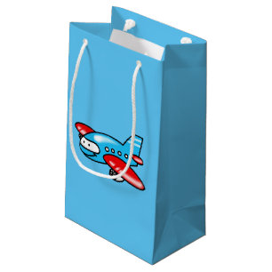 Sacola Para Presentes Pequena desenhos animados bonitos do avião