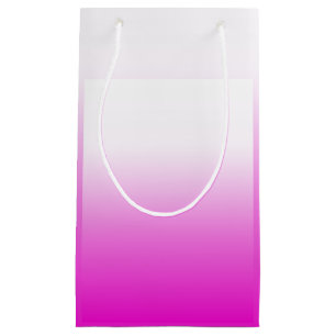 Sacola Para Presentes Pequena Design-60416 de Fundo de Gradiente Ombr Rosa