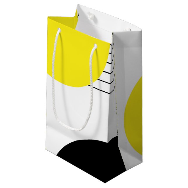 Sacola Para Presentes Pequena Design abstrato (Frente inclinada)