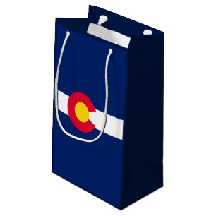 Sacola Para Presentes Pequena Design da bandeira do estado de Colorado