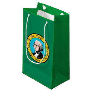 Sacola Para Presentes Pequena Design do Estado de Washington