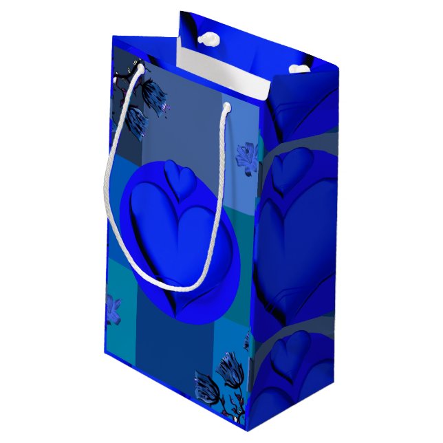 Sacola Para Presentes Pequena Dia de as mães Gift Bag (Verso inclinado)
