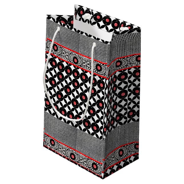 Sacola Para Presentes Pequena Dia de as mães Gift Bag (Verso inclinado)
