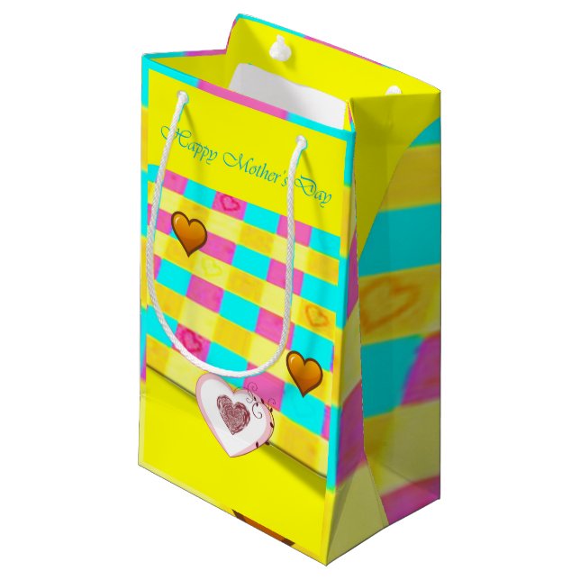 Sacola Para Presentes Pequena Dia de as mães Gift Bag (Frente inclinada)