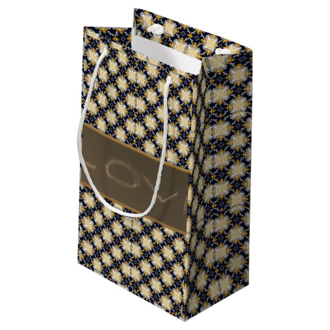 Sacola Para Presentes Pequena Dia de as mães Gift Bag (Verso inclinado)