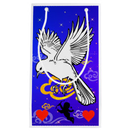 SACOLA PARA PRESENTES PEQUENA DIA DE OS NAMORADOS DE ARTE ORIGINAL BAG