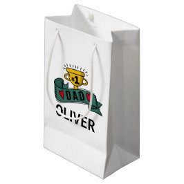 Sacola Para Presentes Pequena Dia de os pais Personalizado de Nome Personalizado