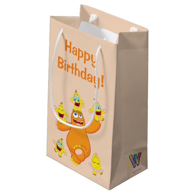 Sacola Para Presentes Pequena Divertimento de Zingoz e de Zangoz (Verso inclinado)