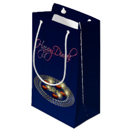 Sacola Para Presentes Pequena Diwali feliz Ganesha Rangoli - saco pequeno do