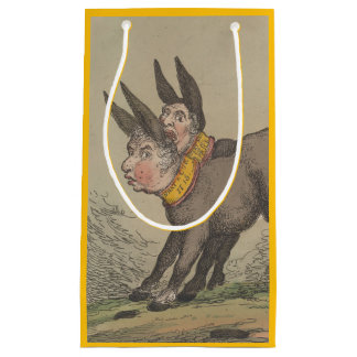 Sacola Para Presentes Pequena Donkeys - Saco do Presente