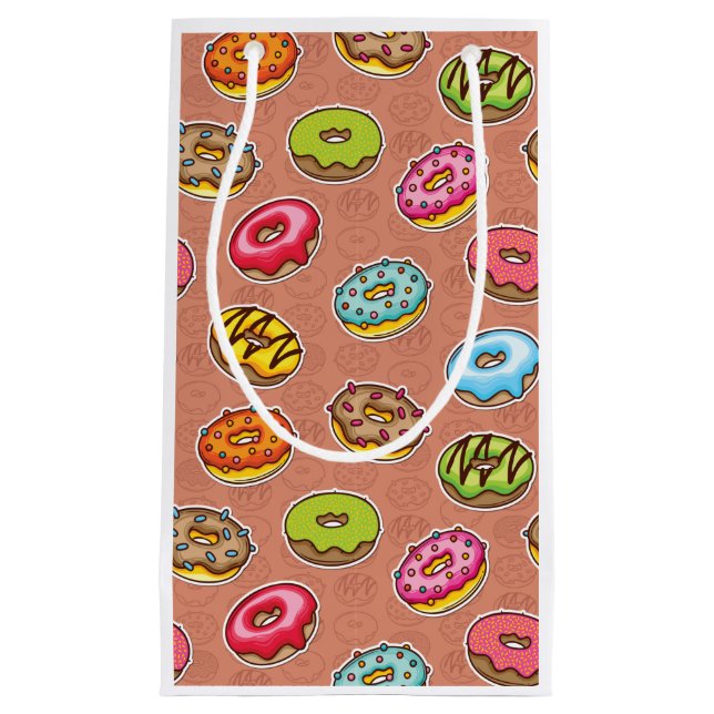 Sacola Para Presentes Pequena Donuts (Frente)