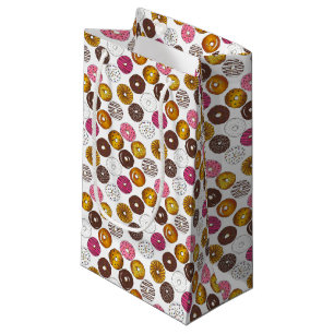 Sacola Para Presentes Pequena Doze Rosquinhas Doughnut Breakfast - Comida Foodie