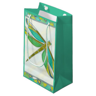 Sacola Para Presentes Pequena Dragonfly Luminosa Pastel por Vanna Lam