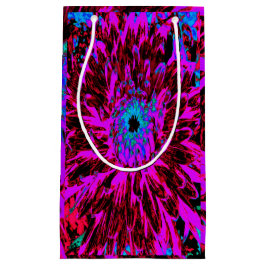 Sacola Para Presentes Pequena Dramson Red, Purple e Black Dahlia