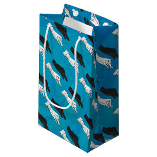 Sacola Para Presentes Pequena Duque Sombra no Azul