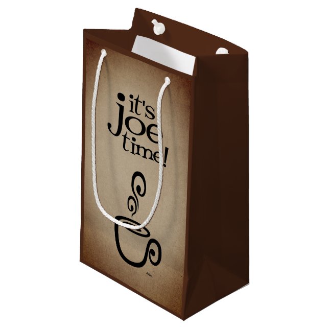 Sacola Para Presentes Pequena É Joe Time! Bolsa para Presentes (Frente inclinada)