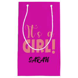 Sacola Para Presentes Pequena É uma garota Sarah