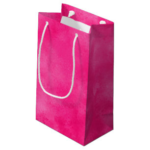 Sacola Para Presentes Pequena Efeito da Nuvem Magenta
