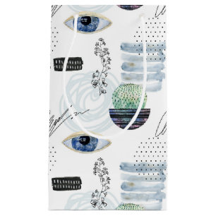 Sacola Para Presentes Pequena Elegante Abstrato Casamento Favor Dift Bag