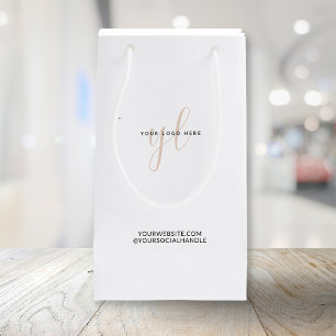 Sacola Para Presentes Pequena Embalagem para pequenas empresas Logotipo personal