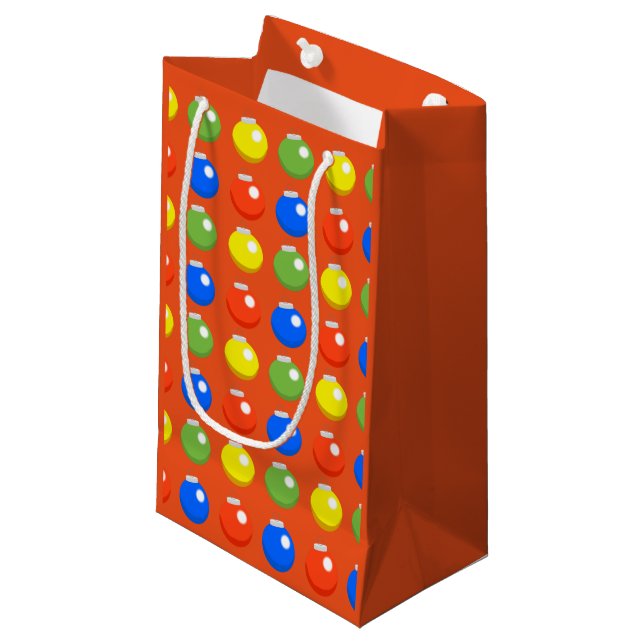 Sacola Para Presentes Pequena Enfeites de natal Gift Bag (Frente inclinada)