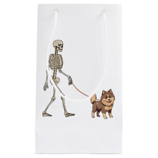 Sacola Para Presentes Pequena Engraçado Vampurr Cat Vampiro Halloween SpookGatin