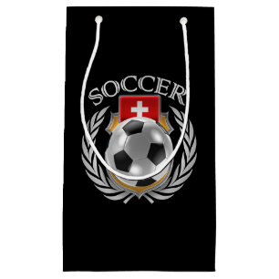 Sacola Para Presentes Pequena Engrenagem do fã do futebol 2016 da suiça