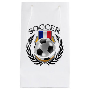 Sacola Para Presentes Pequena Engrenagem do fã do futebol 2016 de France