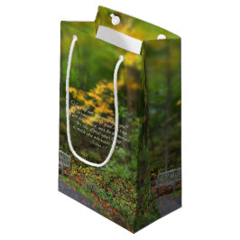 Sacola Para Presentes Pequena Escritura do cristão do verso da bíblia do 1:9 de