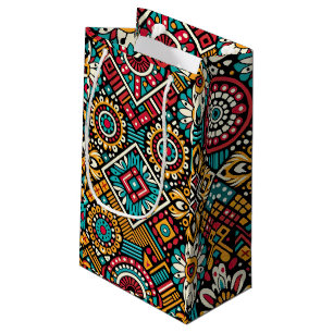 Sacola Para Presentes Pequena Essência de Africana Vibrance