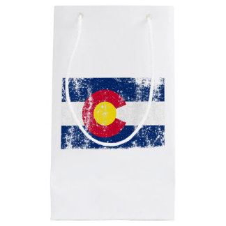 Sacola Para Presentes Pequena Estado do Colorado Flag T Shirt Gift for Men Women