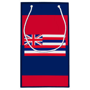 Sacola Para Presentes Pequena Estado do Havaí - Bandeira Design