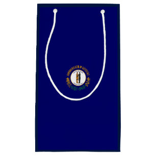Sacola Para Presentes Pequena Estado do Kentucky Flag Design