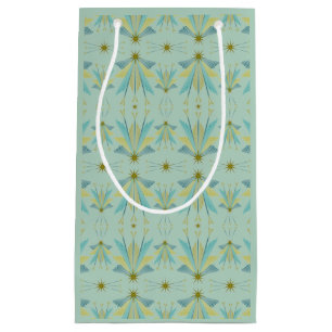 Sacola Para Presentes Pequena Estrelas de Fada Pistachio Pequeno Saco para Prese
