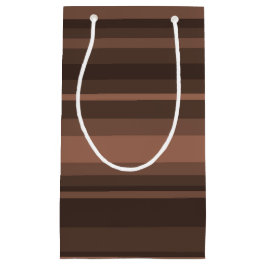 Sacola Para Presentes Pequena Estrias de chocolate