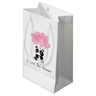 Sacola Para Presentes Pequena Eu Te Amo Dia de as mães De Mamãe   Bolsa para Pre