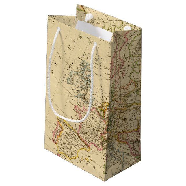 Sacola Para Presentes Pequena Europa 27 (Verso inclinado)