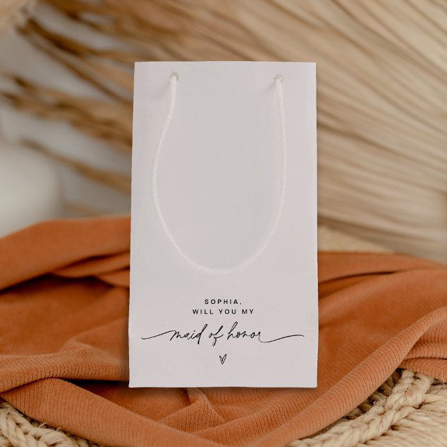 Sacola Para Presentes Pequena EVERLEIGH - Saco de Presente de Madrinha de casame (Criador carregado)