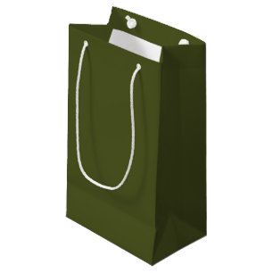 Sacola Para Presentes Pequena Exército Verde