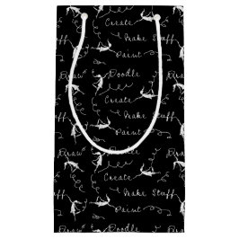 Sacola Para Presentes Pequena Fadas da arte no trabalho