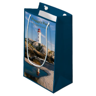 Sacola Para Presentes Pequena Farol Ponto Peggys Atlantic Canadá