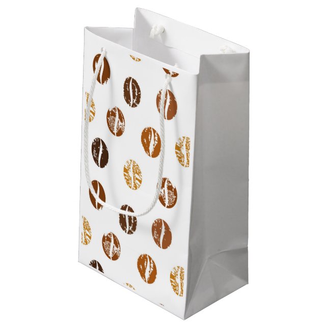 Sacola Para Presentes Pequena Feijão (Verso inclinado)