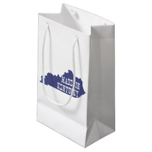 Sacola Para Presentes Pequena Feito em Kentucky Silhouette Gift Bag