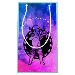Sacola Para Presentes Pequena FELIZ DIA DE OS NAMORADOS CUPID Gift Bag