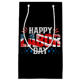 Sacola Para Presentes Pequena Feliz Dia do Trabalho