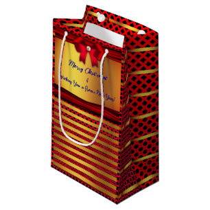 Sacola Para Presentes Pequena Feliz Natal - Pequeno Saco Presente